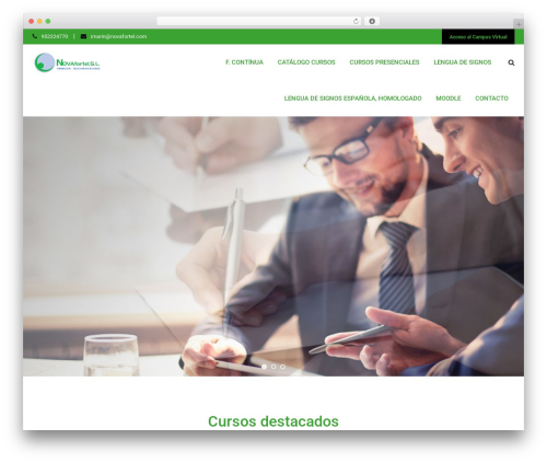 Eikra WordPress theme - novafortel.com