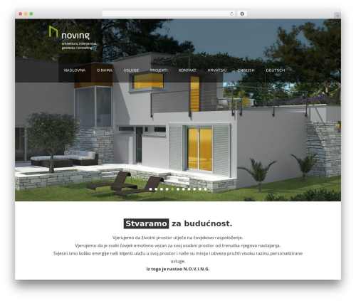 Future Arhitecture theme WordPress - noving.hr