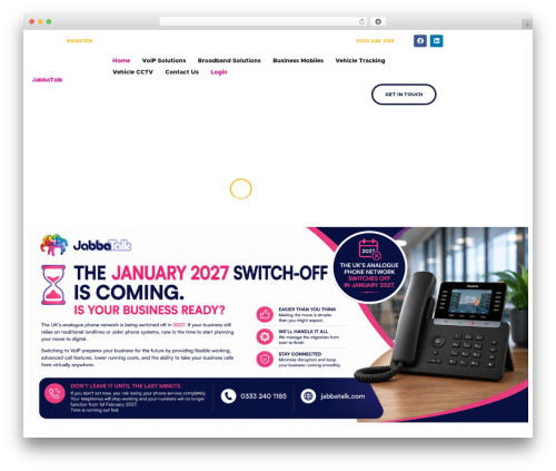 MaxiNet WordPress website theme - jabbatalk.com
