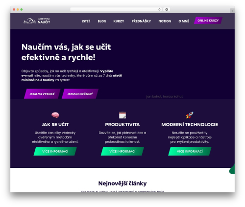 Optimizer PRO theme WordPress - jakserychlenaucit.cz Optimizer PRO theme WordPress - jakserychlenaucit.cz