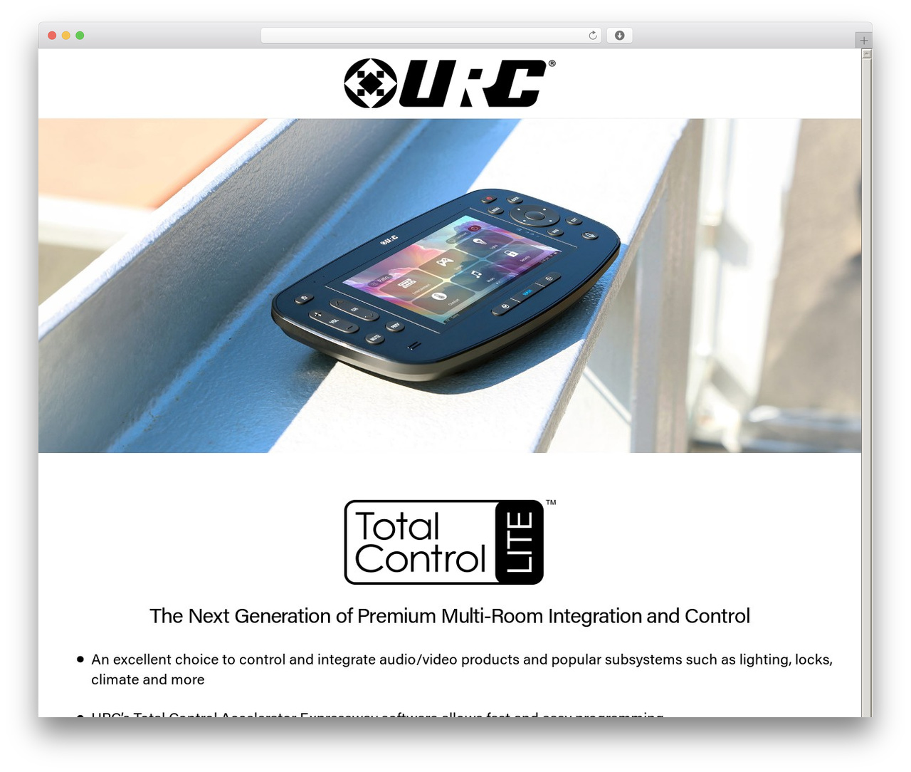 Pro WordPress theme - totalcontrollite.com