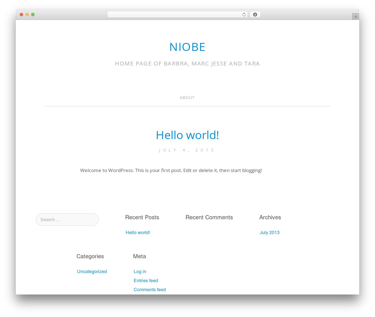 Simple Style WordPress theme - niobe.nl Simple Style WordPress theme - niobe.nl