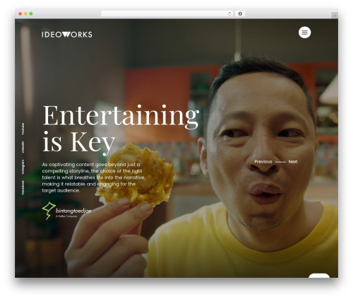 WordPress theme Anchor - ideoworks.id