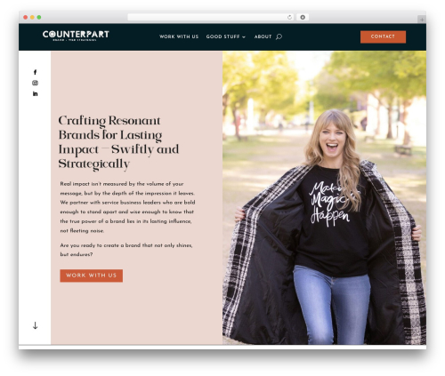 WordPress theme Divi - counterpartstrategies.com