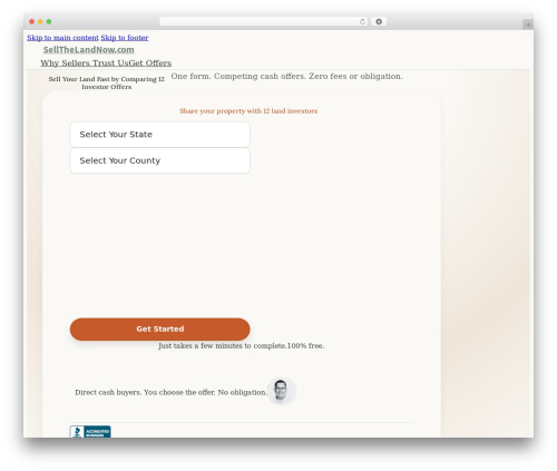 Floridahtmlmap WordPress plugin - sellthelandnow.com