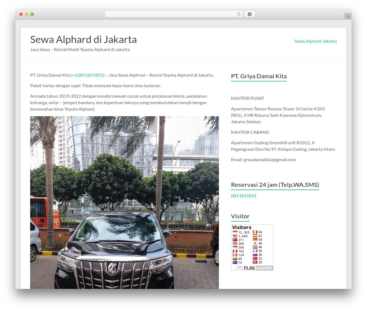 WordPress theme Spacious - sewaalphardjakarta.com WordPress theme Spacious - sewaalphardjakarta.com