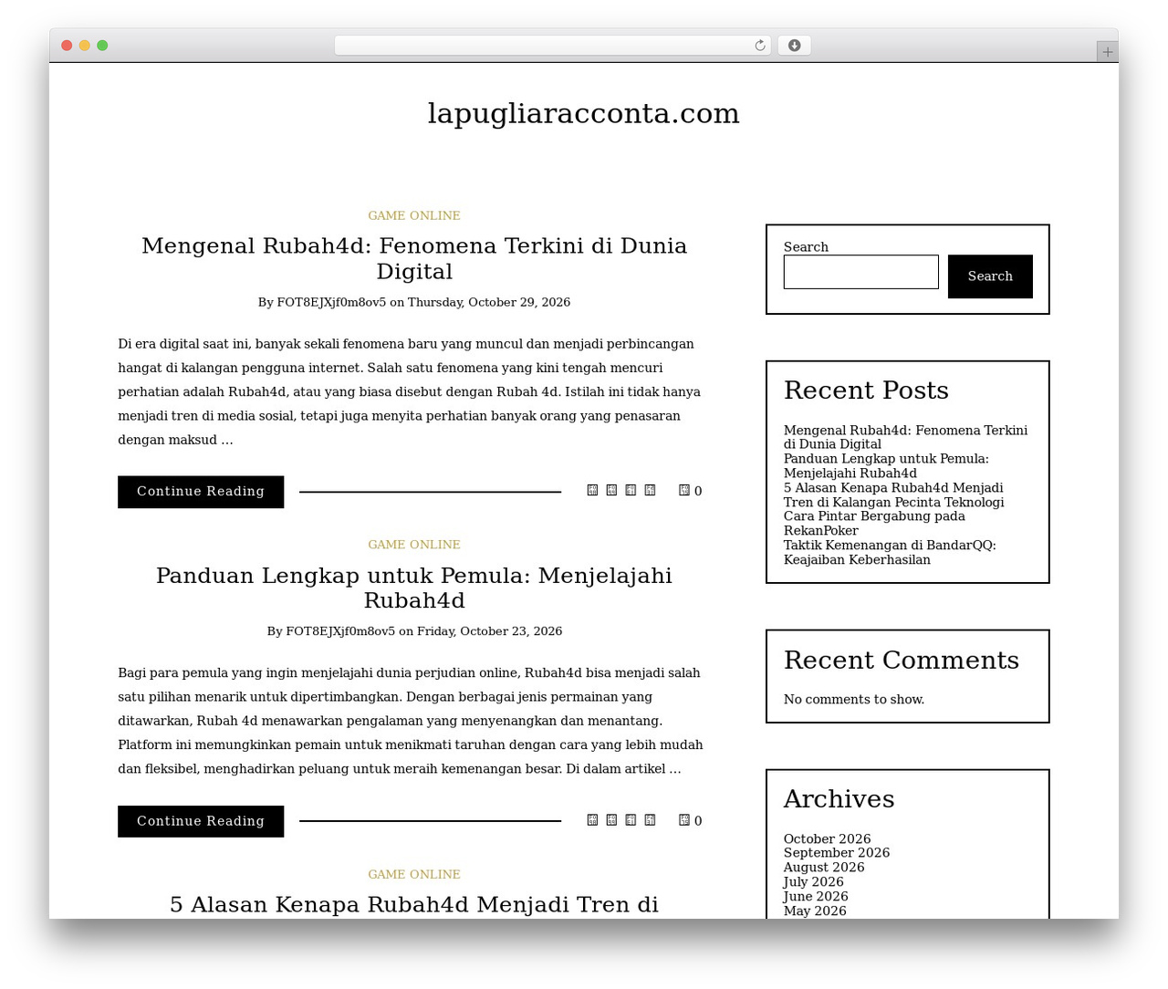 WordPress theme Writee - lapugliaracconta.com WordPress theme Writee - lapugliaracconta.com