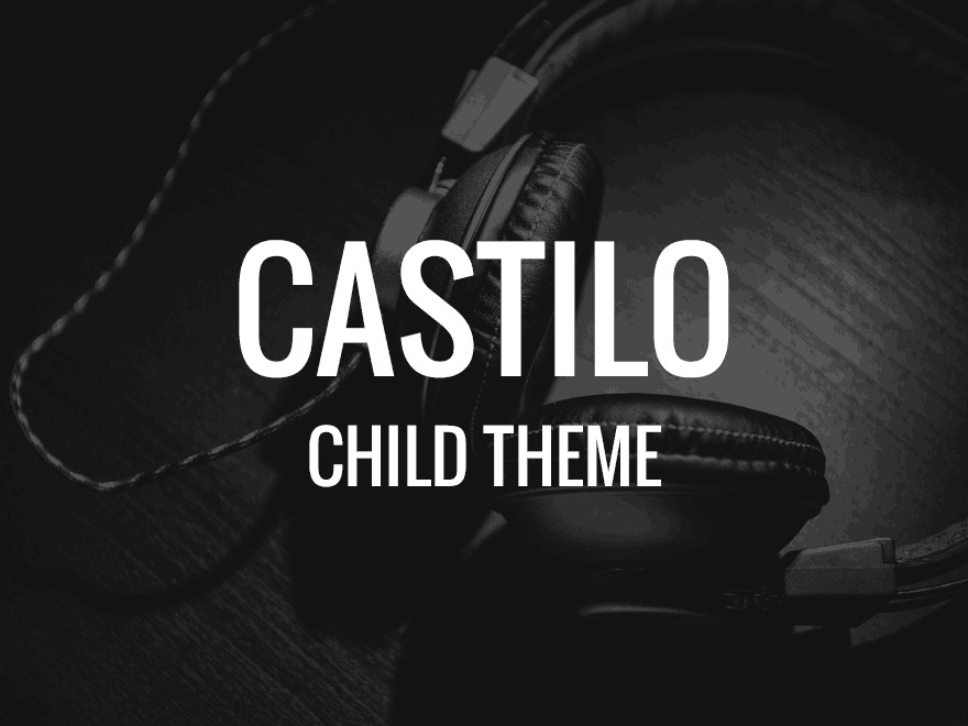 WordPress website template Castilo Child