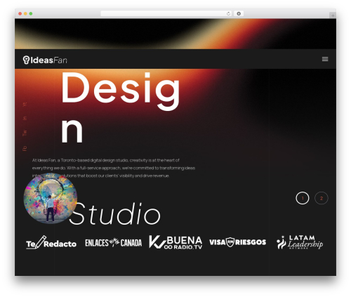 Best WordPress theme Agencium - ideasfan.com