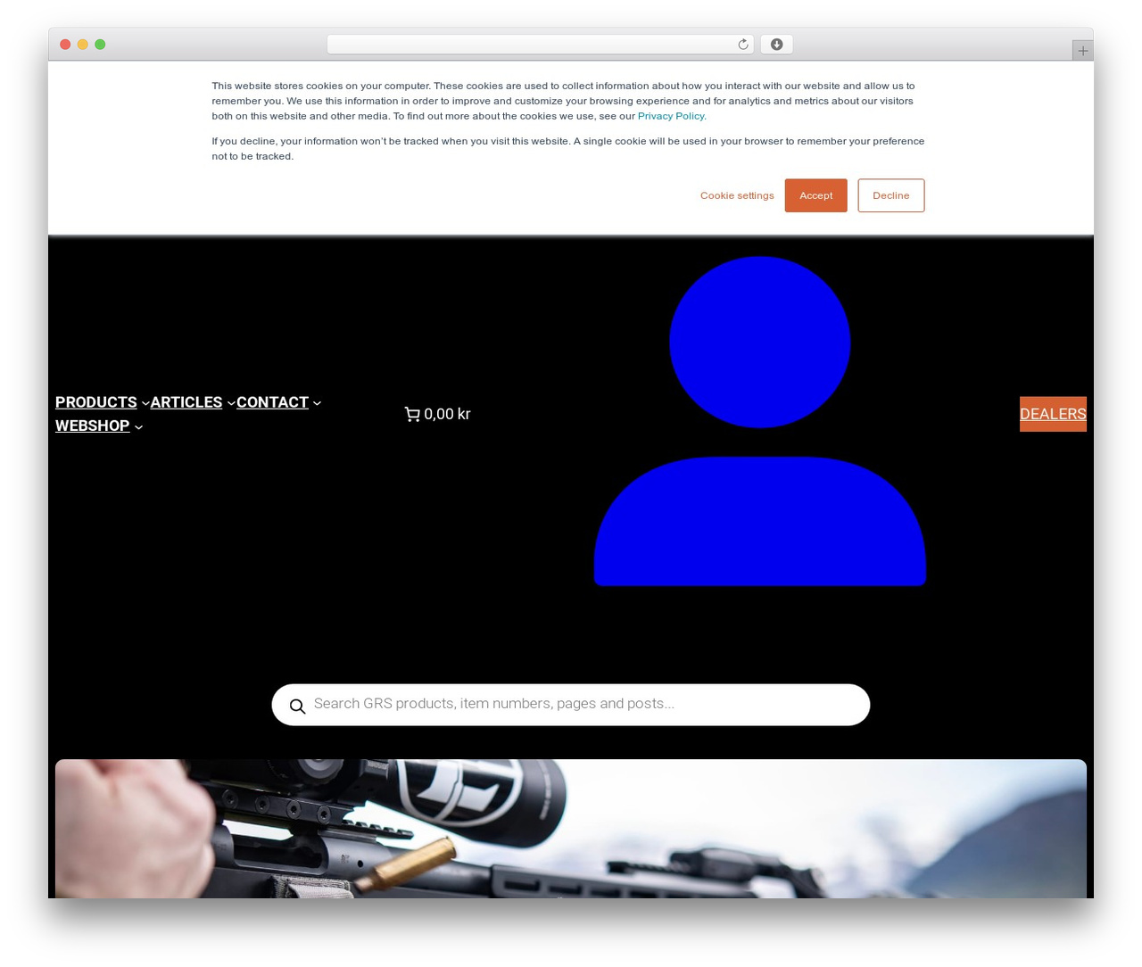 Blockbase WP theme - grsriflestocks.com