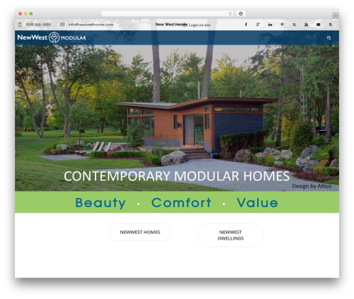 News page slider WordPress plugin - newwestmodular.com