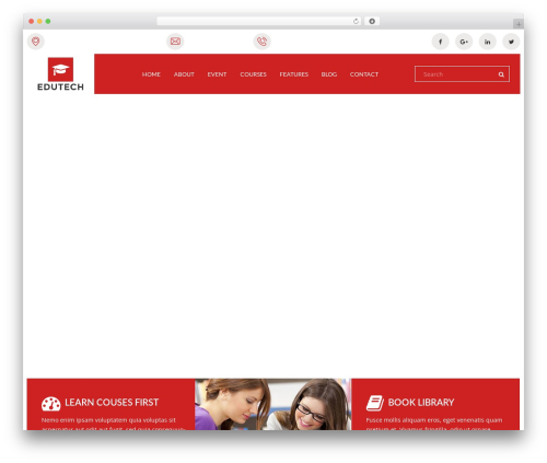 edutech theme WordPress - themazine.com/newwp/edutech