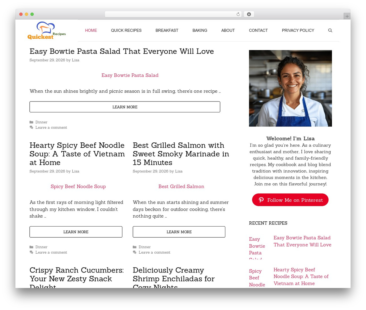 GeneratePress WordPress theme - quickestrecipes.com GeneratePress WordPress theme - quickestrecipes.com