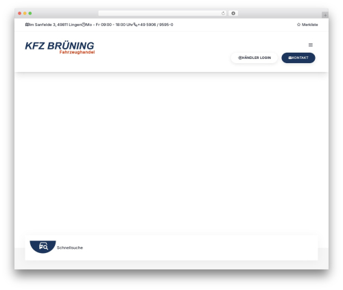 Ansolution webkfz 2 WordPress plugin - bruening-kfz.de