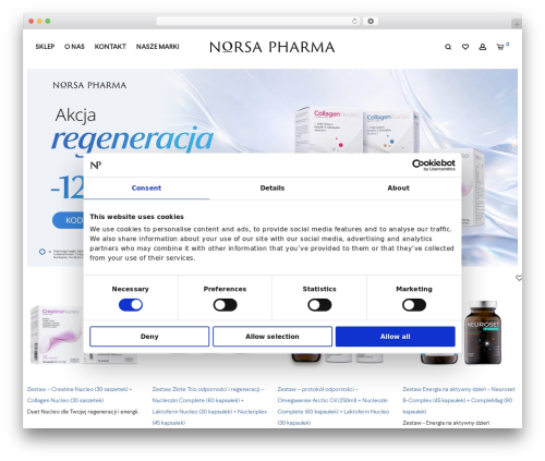 Nm portfolio WordPress plugin - norsapharma.com