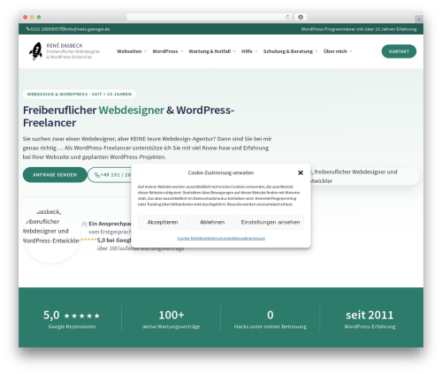Theme WordPress BootstrapWP - netz-gaenger.de