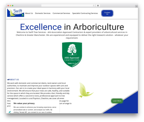 Theme WordPress GeneratePress - swifttreeservices.com