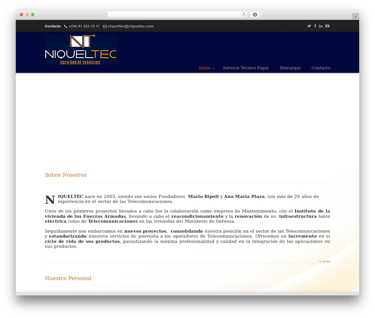 Theme WordPress U-Design - niqueltec.com