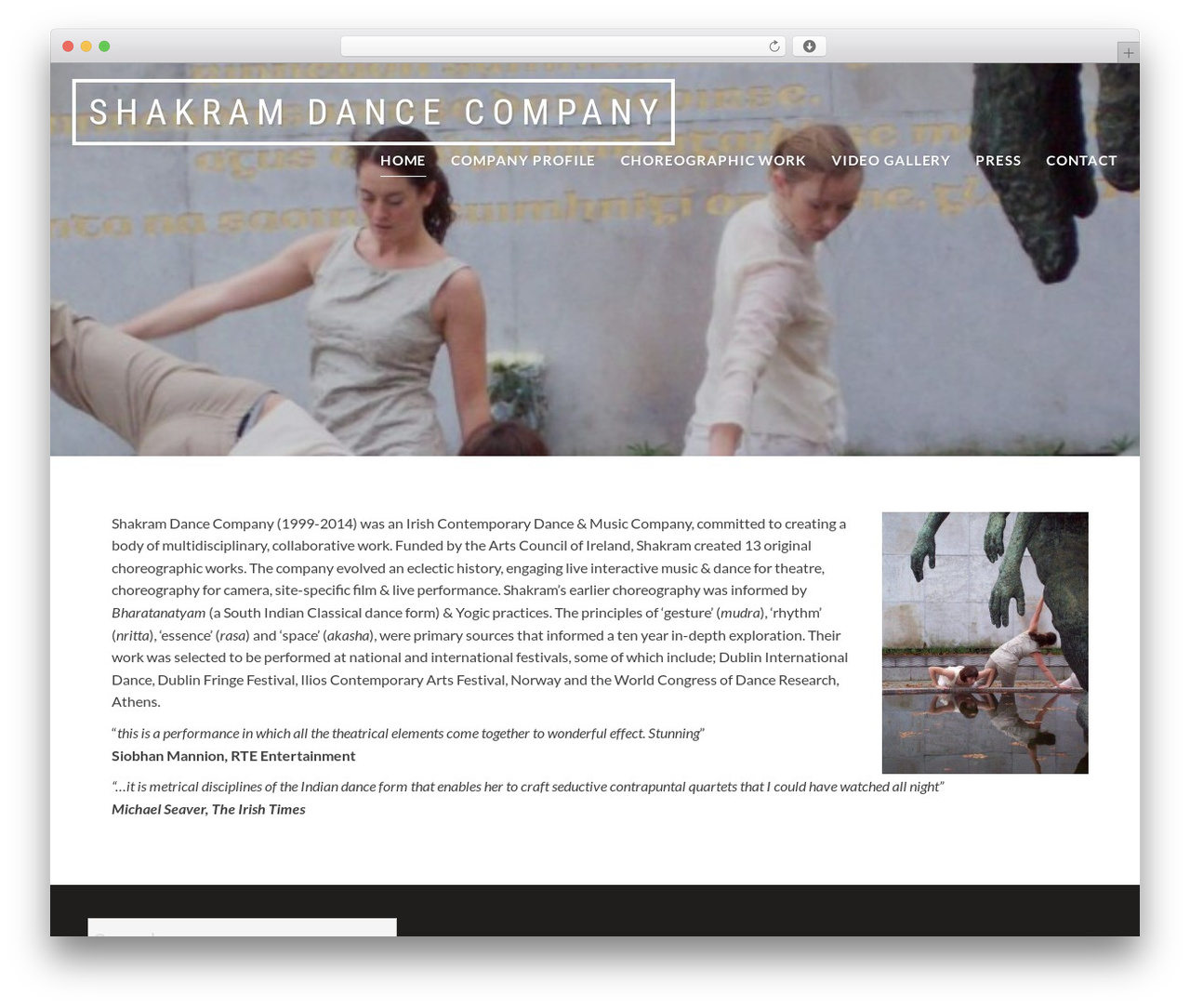 WordPress theme Atomic - shakramdance.com