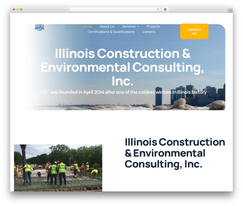 WordPress theme Builtup - iceillinois.com
