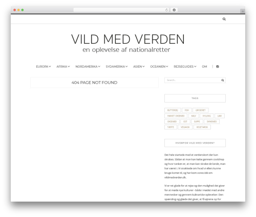 WordPress theme Solstice - vildmedverden.dk