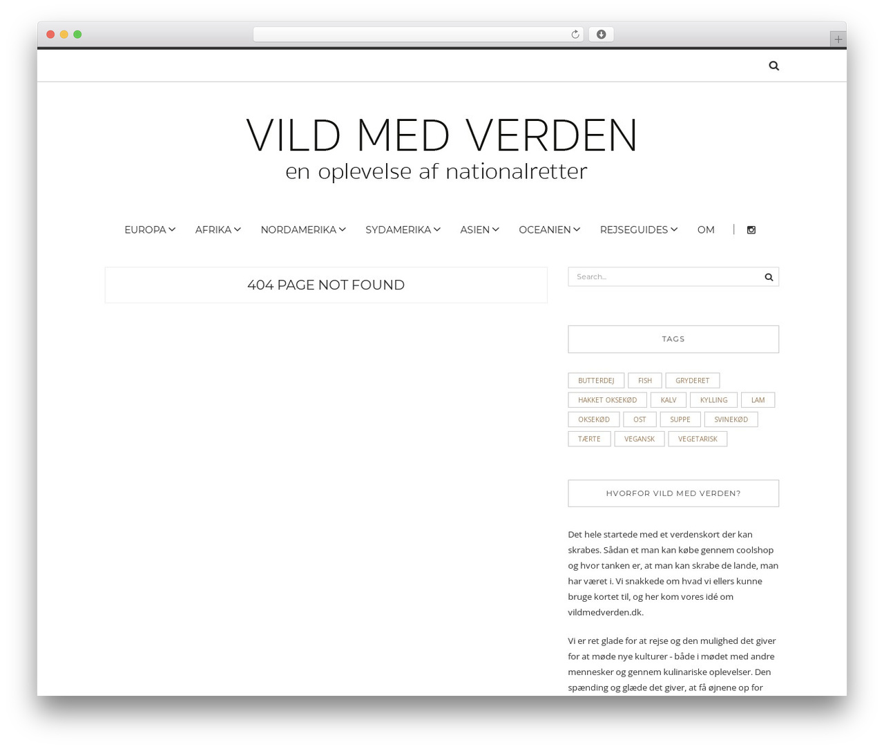 WordPress theme Solstice - vildmedverden.dk