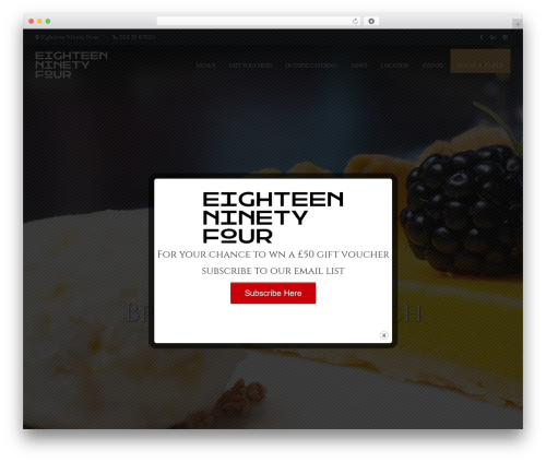 WP theme Cristiano - eighteenninetyfour.com