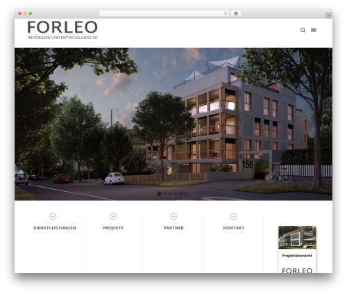 Ava theme WordPress - forleo.ch