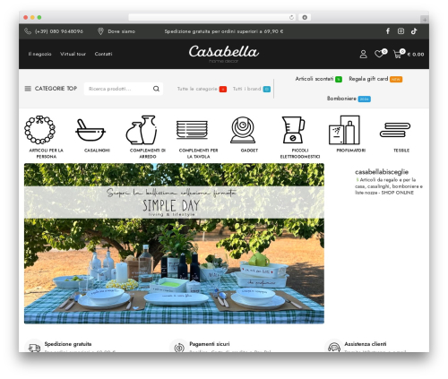 Templatemela core WordPress plugin - www.casabellabisceglie.it