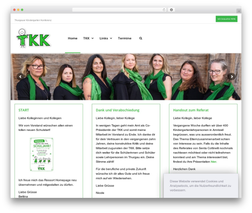Beep theme WordPress - tkk-tg.ch