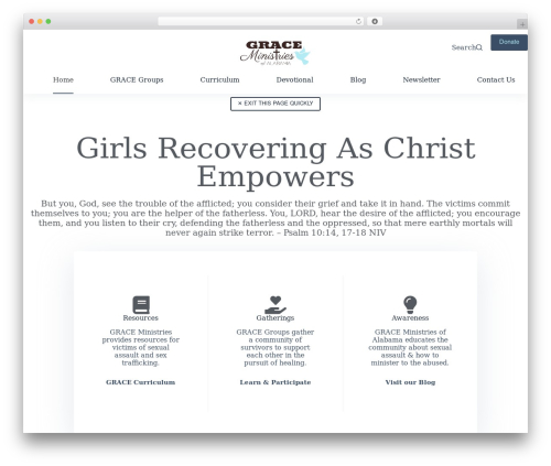 Blocksy Child theme WordPress - graceministries.life