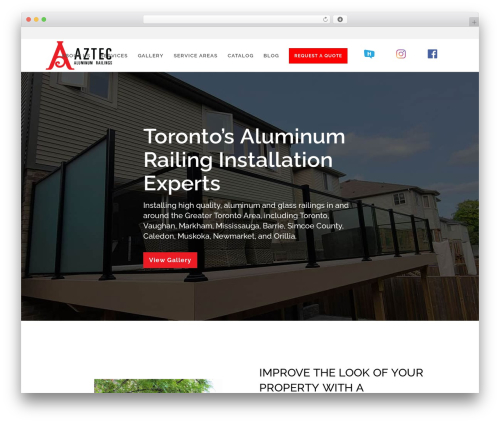 Touchy by bonfire WordPress plugin - aztecaluminumrailings.ca