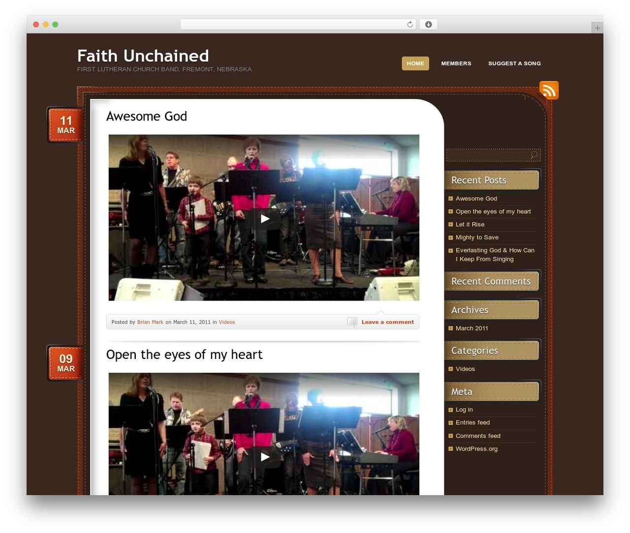 Choco WordPress theme design - faithunchained.com Choco WordPress theme design - faithunchained.com