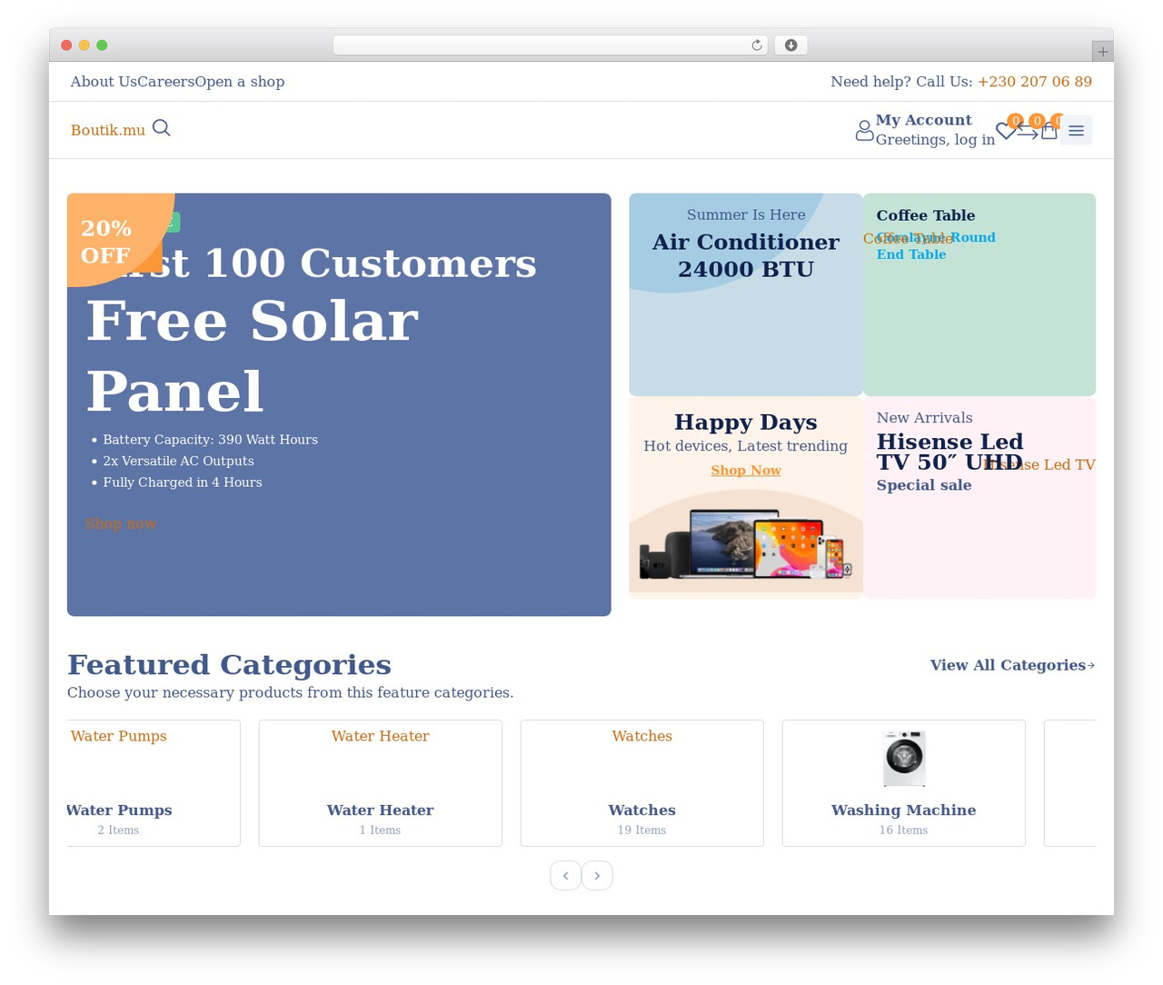 Ecom WordPress theme - boutik.mu Ecom WordPress theme - boutik.mu