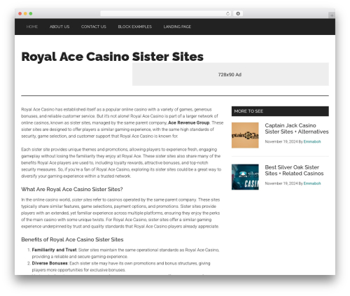Flytonic casino review WordPress plugin - royalacecasinosistersites.com
