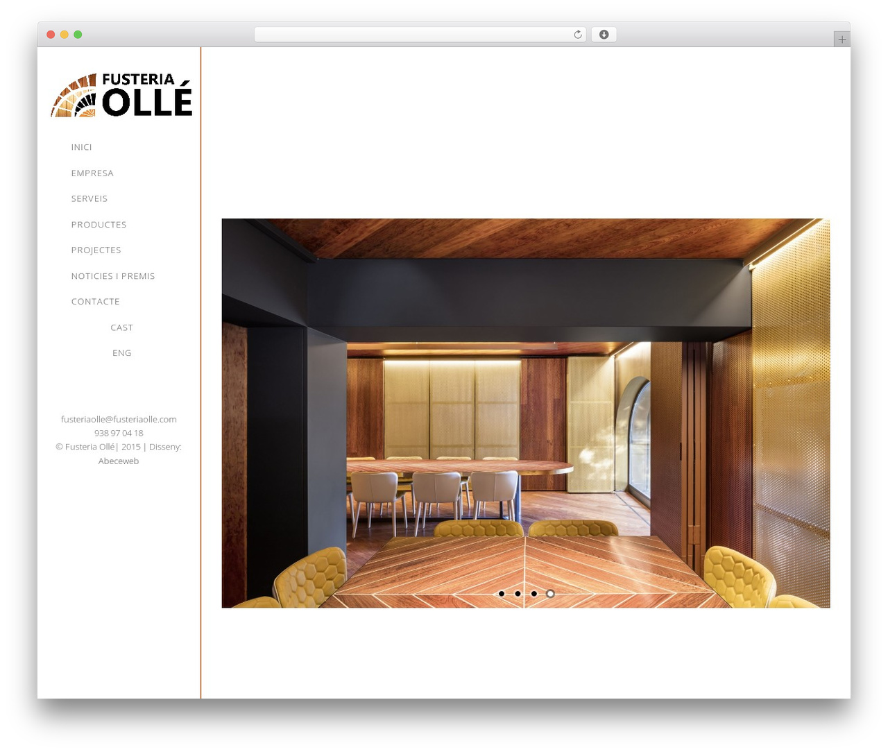 Impacto WordPress theme - fusteriaolle.com Impacto WordPress theme - fusteriaolle.com