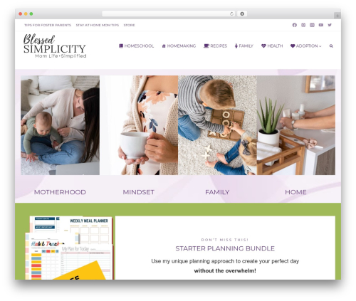 Kadence WordPress theme free download - blessedsimplicity.com