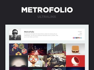 MetroFolio theme WordPress MetroFolio theme WordPress