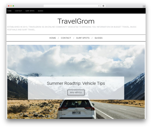 SimpleMag WordPress theme - travelgrom.com