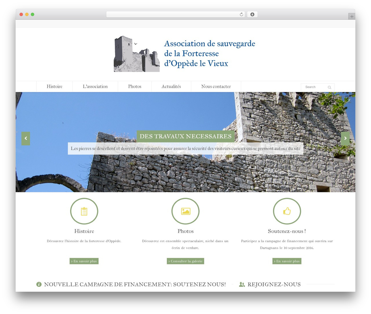 WordPress theme RT-Theme 18 - forteresse-oppede.org
