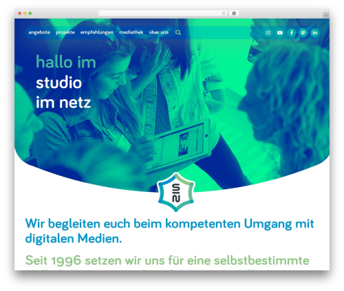 WordPress theme sin-theme22 - studioimnetz.de