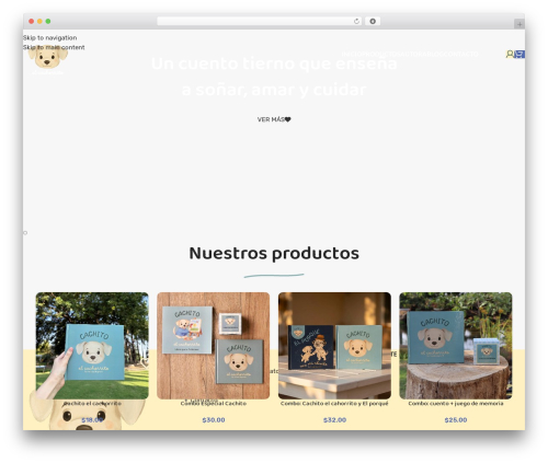 WordPress theme soysecond.com - cachitoelcachorrito.com