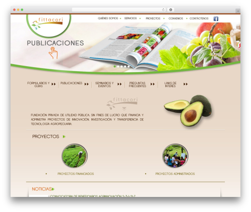 WordPress theme WordPress Default - fittacori.or.cr