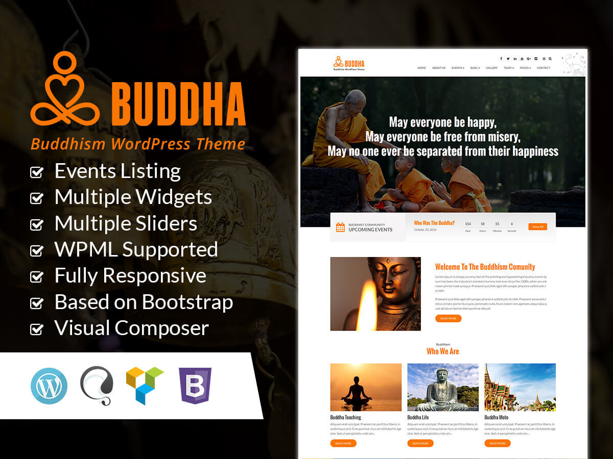 WP theme Buddha