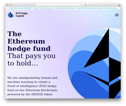WP theme Cryption - ethedge.io