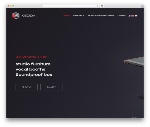WP theme Cinzel - keoda.com