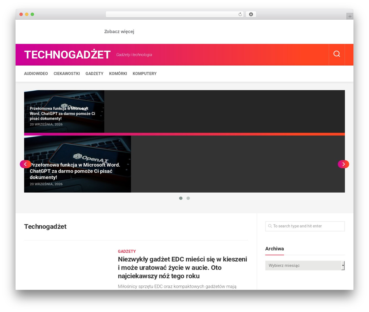 Writeup theme WordPress - technogadzet.pl Writeup theme WordPress - technogadzet.pl