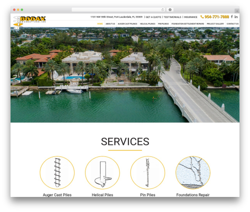 BodaxF WordPress theme - bodaxfoundations.com