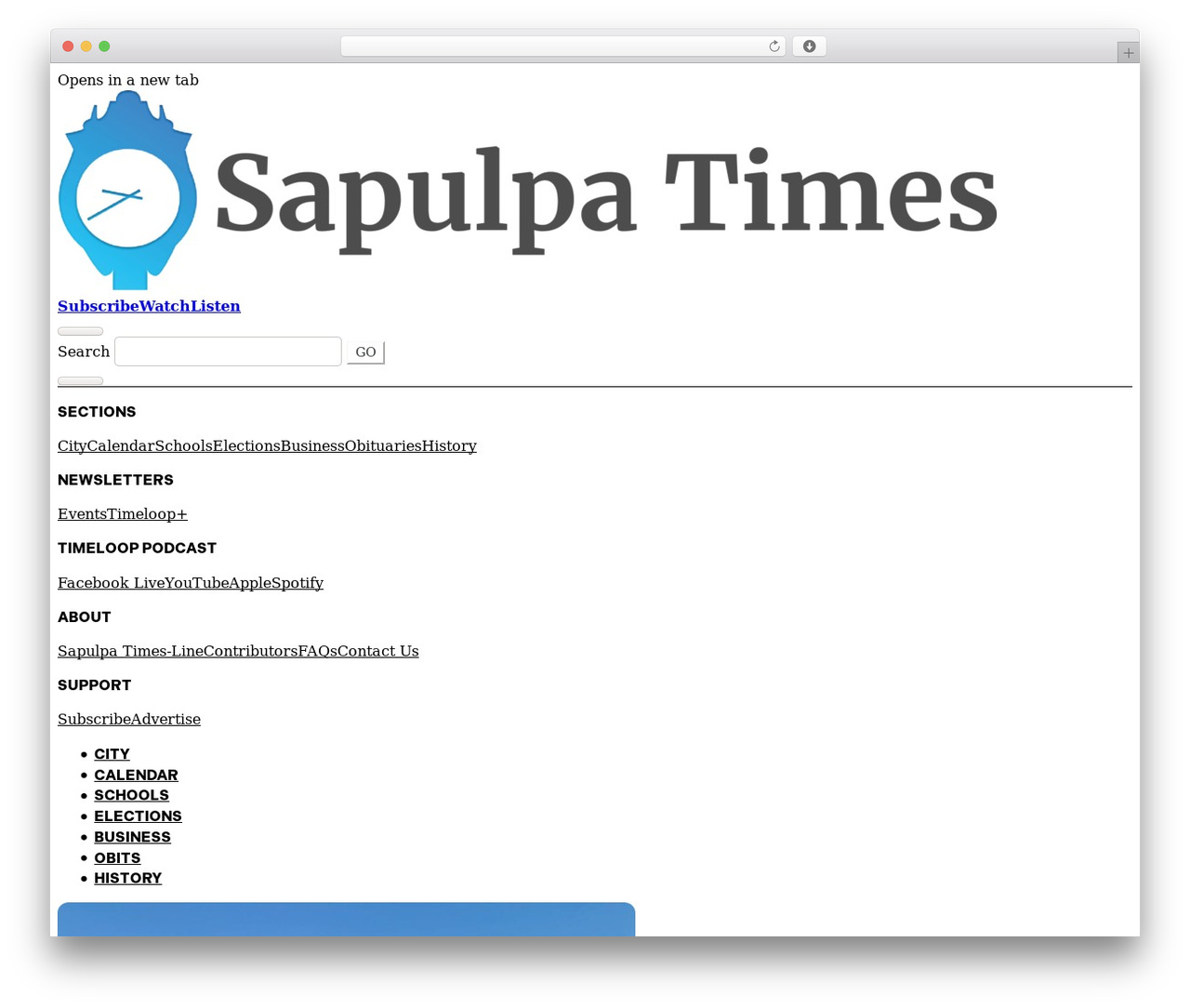 Bricks WordPress theme - sapulpatimes.com