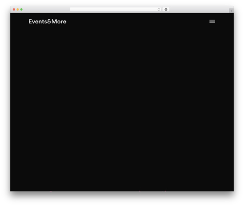 Dot Theme theme WordPress - eventsandmore.es
